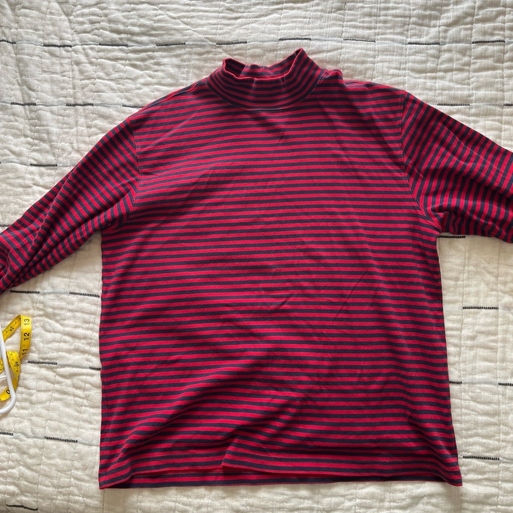 Striped LL Bean Turtleneck